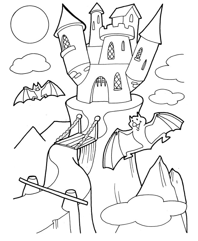 Disegno da colorare: Castello (Edifici e architettura) #62214 - Pagine da Colorare Stampabili Gratuite