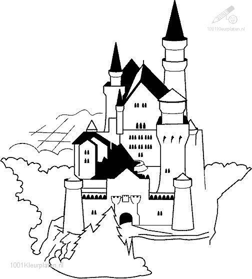 Disegno da colorare: Castello (Edifici e architettura) #62273 - Pagine da Colorare Stampabili Gratuite