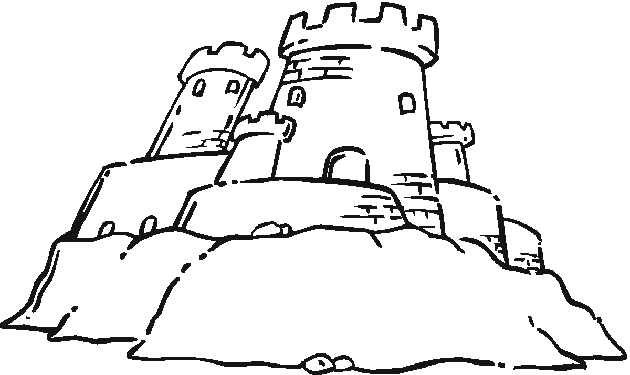 Disegno da colorare: Castello (Edifici e architettura) #62306 - Pagine da Colorare Stampabili Gratuite