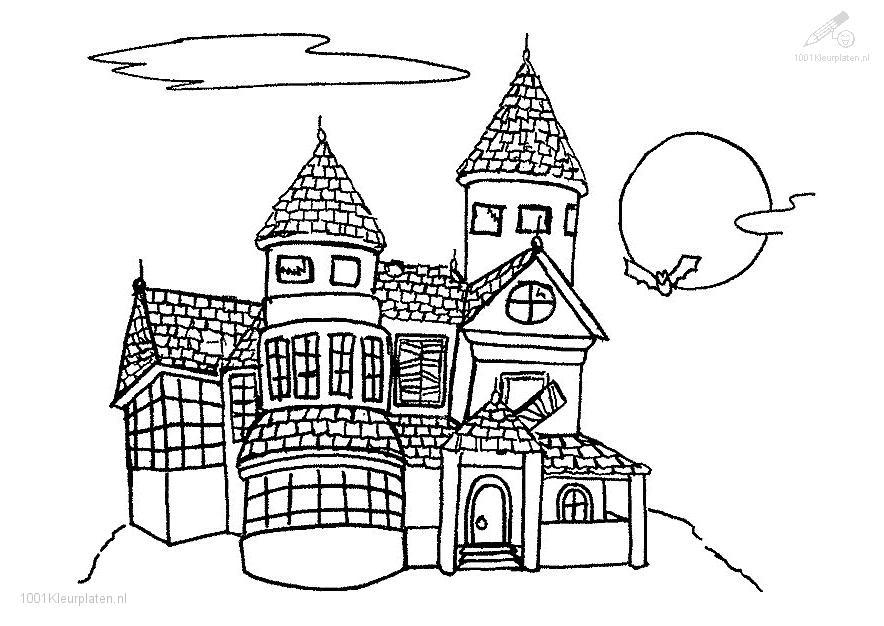 Disegno da colorare: Castello (Edifici e architettura) #62314 - Pagine da Colorare Stampabili Gratuite