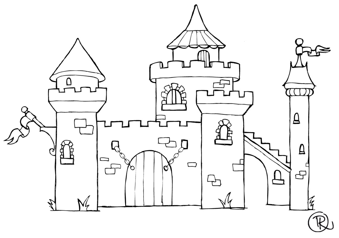 Disegno da colorare: Castello (Edifici e architettura) #62315 - Pagine da Colorare Stampabili Gratuite