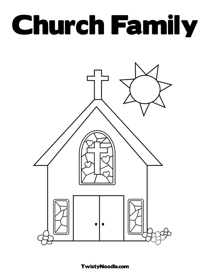 Disegno da colorare: Chiesa (Edifici e architettura) #64160 - Pagine da Colorare Stampabili Gratuite