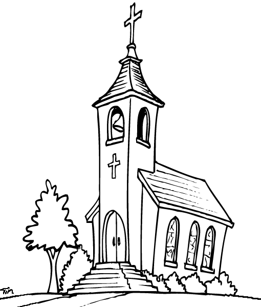 Disegno da colorare: Chiesa (Edifici e architettura) #64171 - Pagine da Colorare Stampabili Gratuite