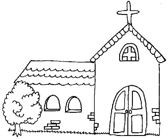 Disegno da colorare: Chiesa (Edifici e architettura) #64234 - Pagine da Colorare Stampabili Gratuite