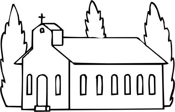 Disegno da colorare: Chiesa (Edifici e architettura) #64259 - Pagine da Colorare Stampabili Gratuite