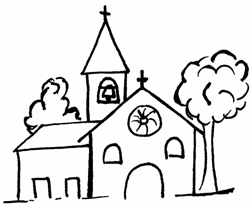 Disegno da colorare: Chiesa (Edifici e architettura) #64274 - Pagine da Colorare Stampabili Gratuite