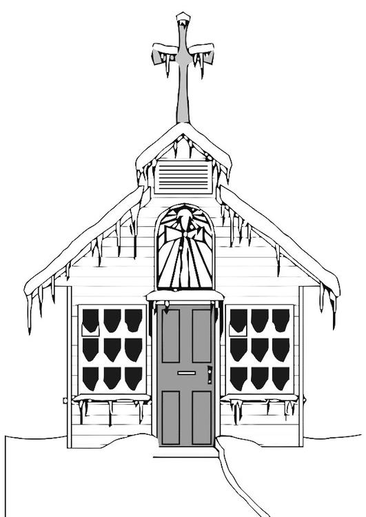 Disegno da colorare: Chiesa (Edifici e architettura) #64285 - Pagine da Colorare Stampabili Gratuite