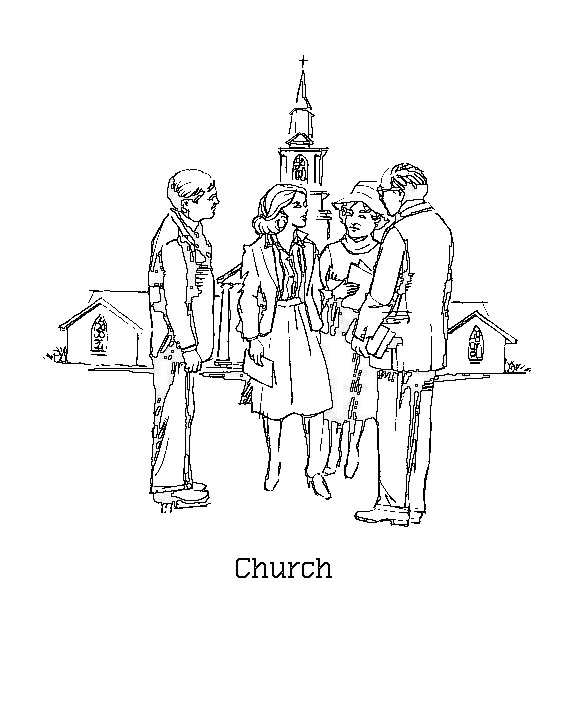 Disegno da colorare: Chiesa (Edifici e architettura) #64296 - Pagine da Colorare Stampabili Gratuite