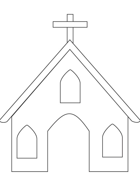 Disegno da colorare: Chiesa (Edifici e architettura) #64303 - Pagine da Colorare Stampabili Gratuite