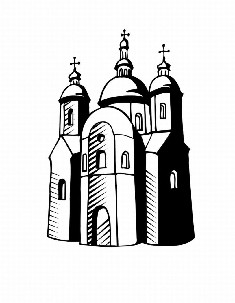 Disegno da colorare: Chiesa (Edifici e architettura) #64417 - Pagine da Colorare Stampabili Gratuite
