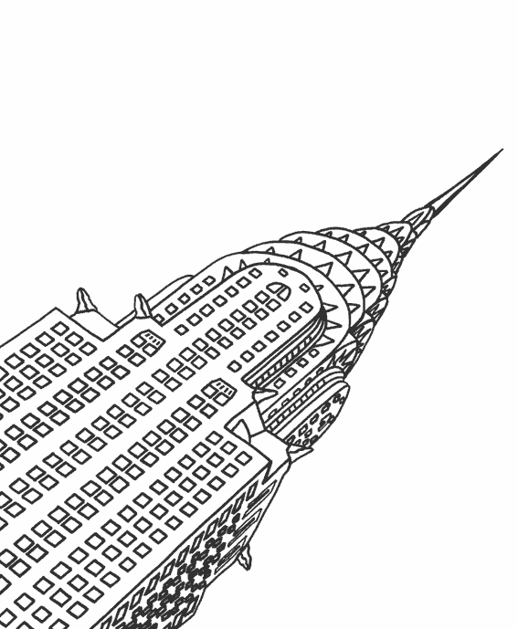 Disegno da colorare: Grattacielo (Edifici e architettura) #65558 - Pagine da Colorare Stampabili Gratuite