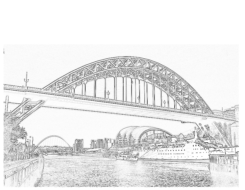 Disegno da colorare: Ponte (Edifici e architettura) #62838 - Pagine da Colorare Stampabili Gratuite