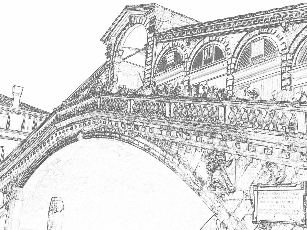 Disegno da colorare: Ponte (Edifici e architettura) #62912 - Pagine da Colorare Stampabili Gratuite