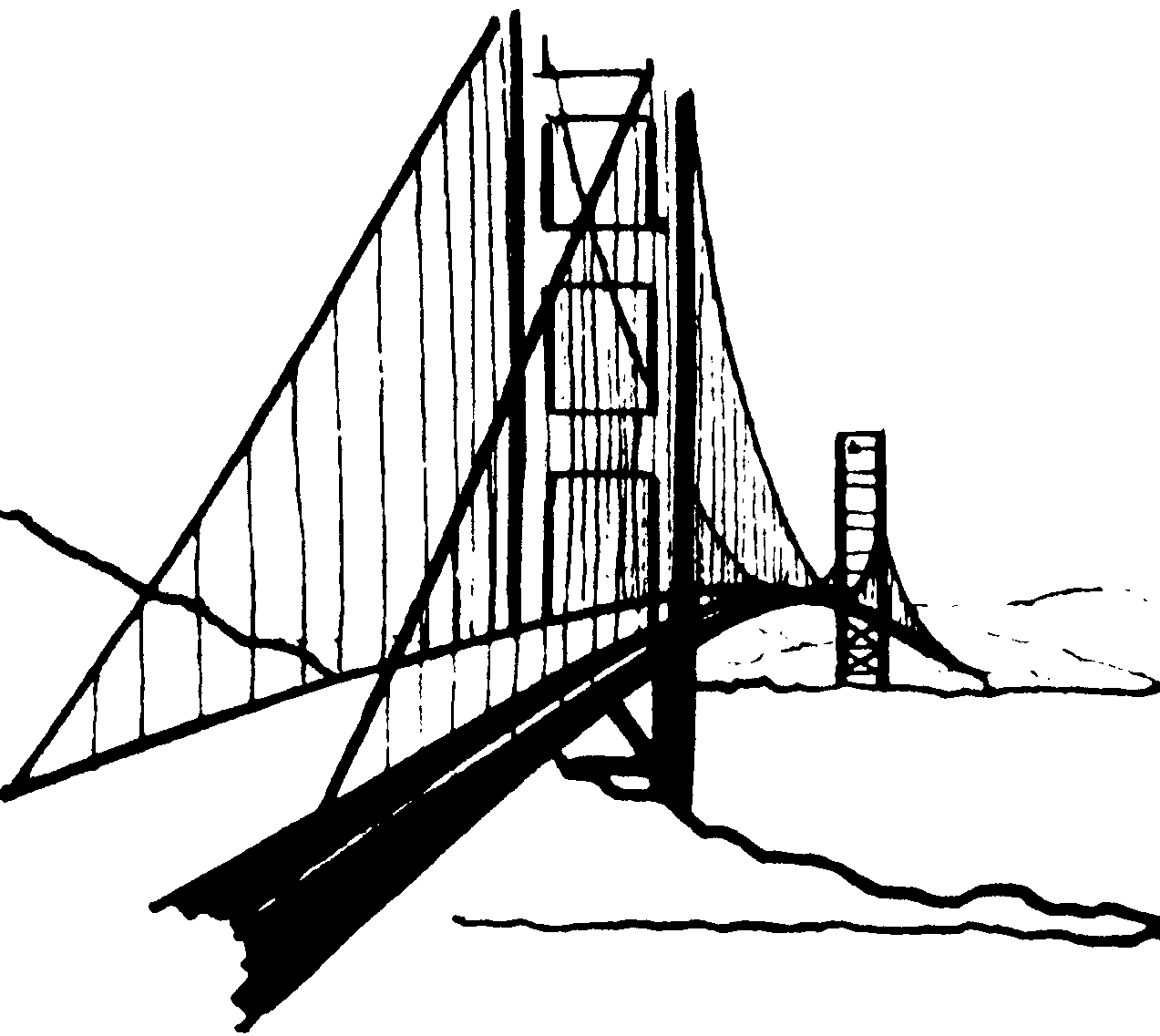 Disegno da colorare: Ponte (Edifici e architettura) #62995 - Pagine da Colorare Stampabili Gratuite