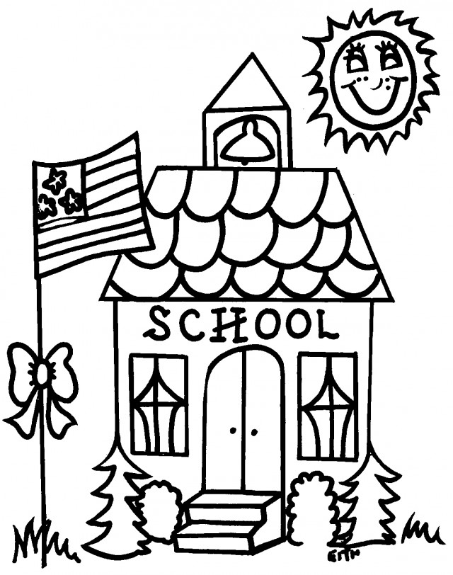 Disegno da colorare: Scuola (Edifici e architettura) #66871 - Pagine da Colorare Stampabili Gratuite
