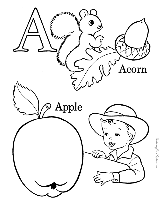 Disegno da colorare: Alfabeto (educativo) #124621 - Pagine da Colorare Stampabili Gratuite