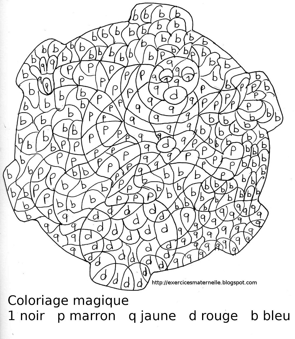 Disegno da colorare: colorazione magica (educativo) #126175 - Pagine da Colorare Stampabili Gratuite