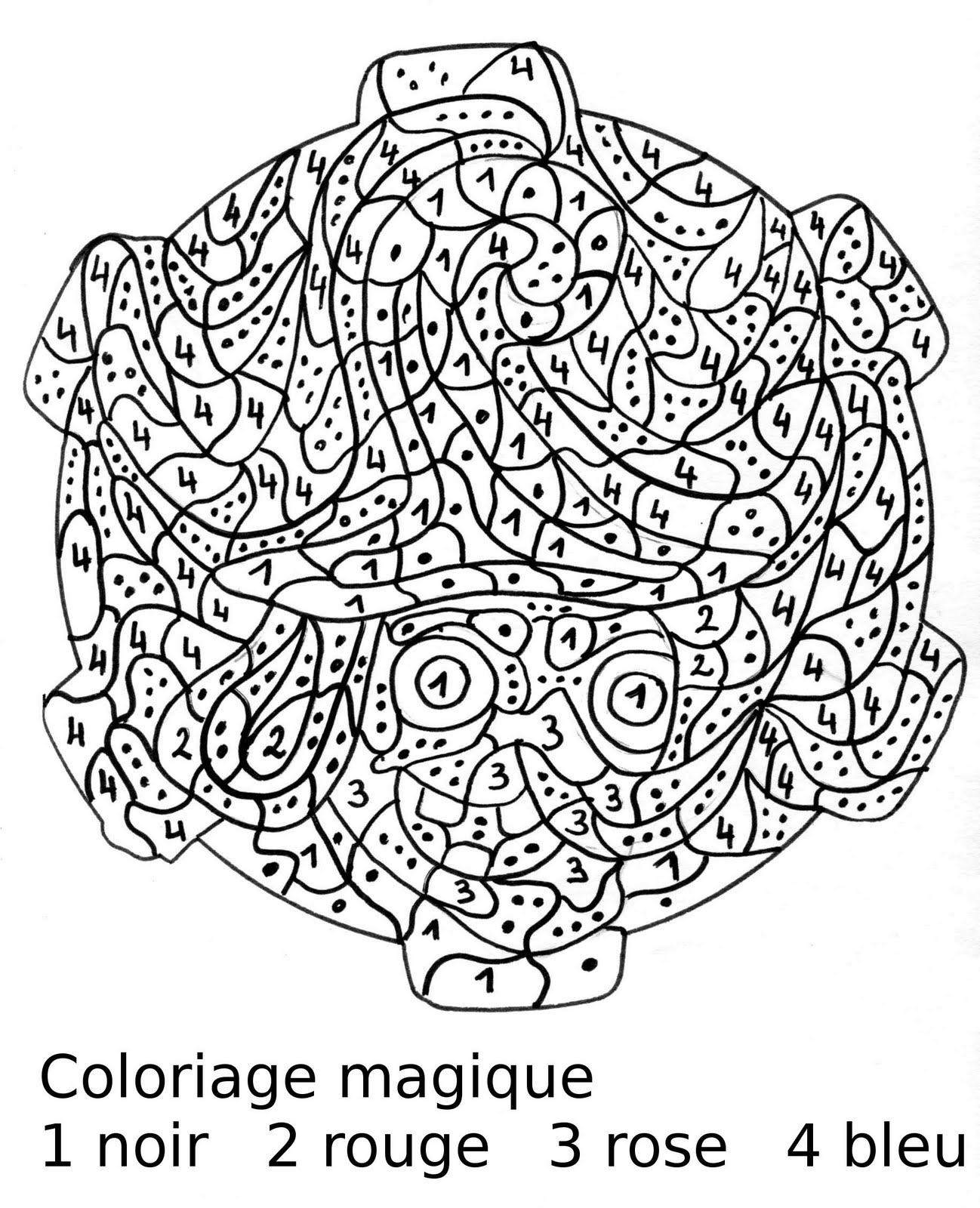 Disegno da colorare: colorazione magica (educativo) #126204 - Pagine da Colorare Stampabili Gratuite