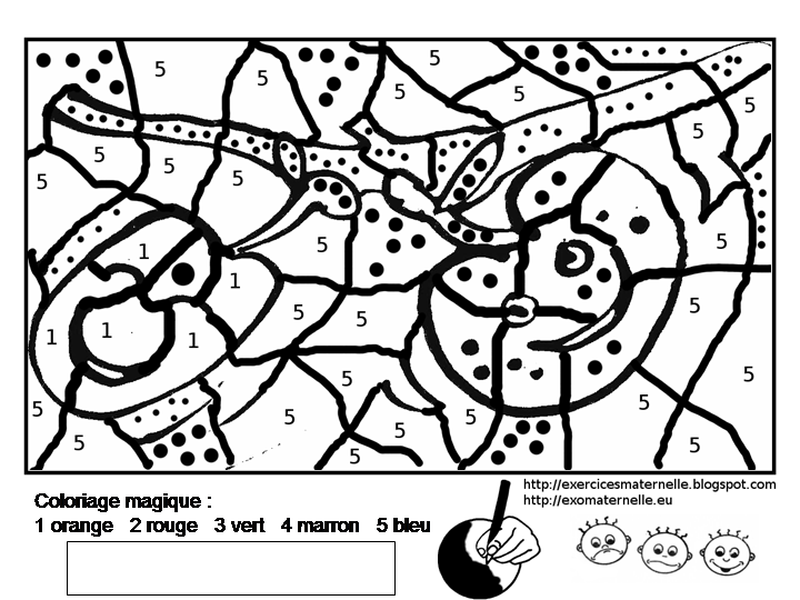 Disegno da colorare: colorazione magica (educativo) #126222 - Pagine da Colorare Stampabili Gratuite