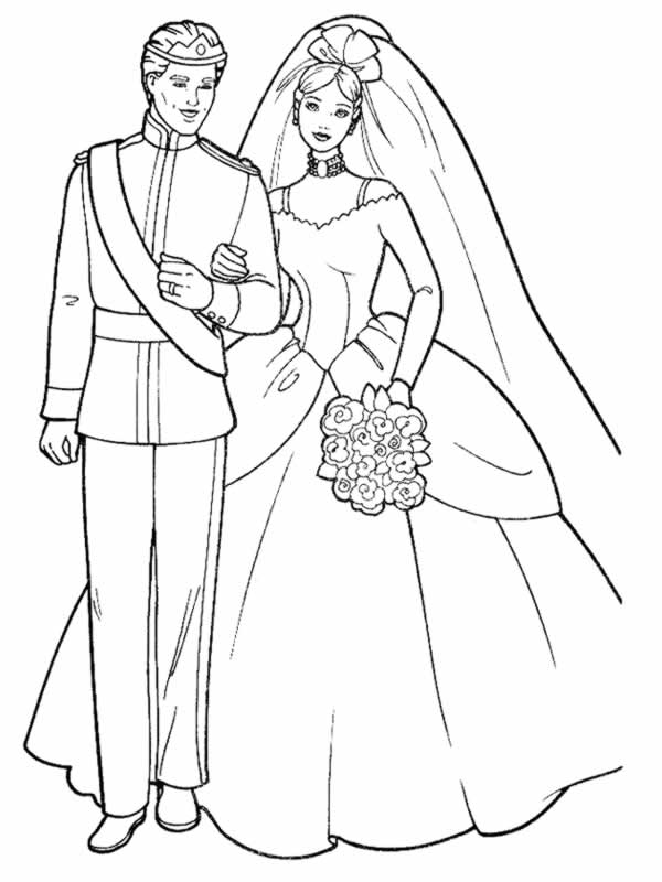Disegno da colorare: Matrimonio (Feste e Celebrazioni) #55946 - Pagine da Colorare Stampabili Gratuite