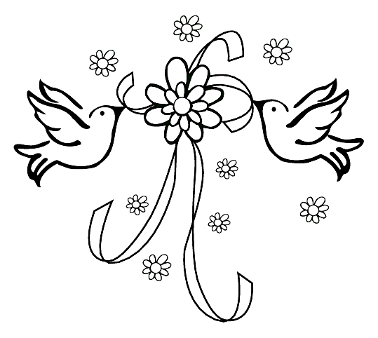 Disegno da colorare: Matrimonio (Feste e Celebrazioni) #56016 - Pagine da Colorare Stampabili Gratuite