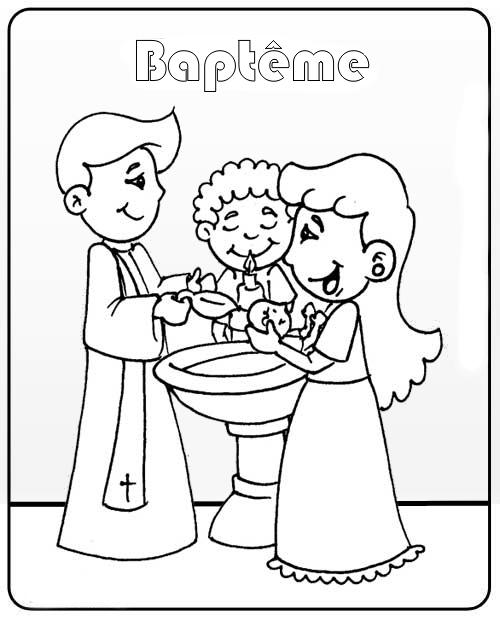 Disegno da colorare: Battesimo (Festività e occasioni speciali) #57459 - Pagine da Colorare Stampabili Gratuite