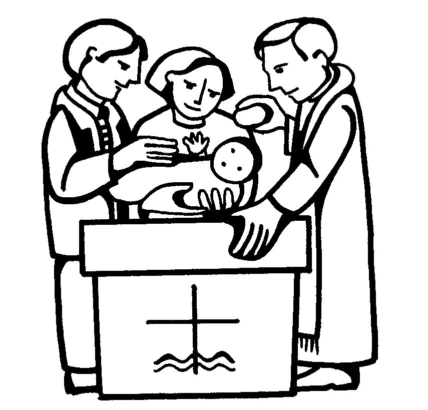 Disegno da colorare: Battesimo (Festività e occasioni speciali) #57486 - Pagine da Colorare Stampabili Gratuite