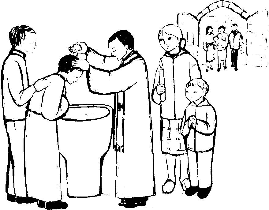 Disegno da colorare: Battesimo (Festività e occasioni speciali) #57564 - Pagine da Colorare Stampabili Gratuite