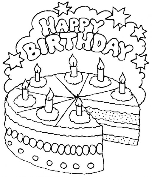 Disegno da colorare: Compleanno (Festività e occasioni speciali) #57056 - Pagine da Colorare Stampabili Gratuite