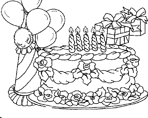 Disegno da colorare: Compleanno (Festività e occasioni speciali) #57077 - Pagine da Colorare Stampabili Gratuite