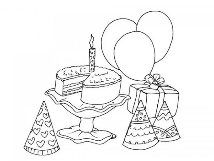 Disegno da colorare: Compleanno (Festività e occasioni speciali) #57095 - Pagine da Colorare Stampabili Gratuite