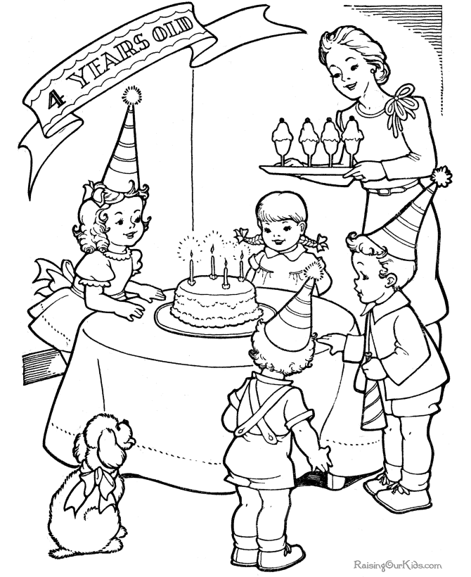 Disegno da colorare: Compleanno (Festività e occasioni speciali) #57224 - Pagine da Colorare Stampabili Gratuite