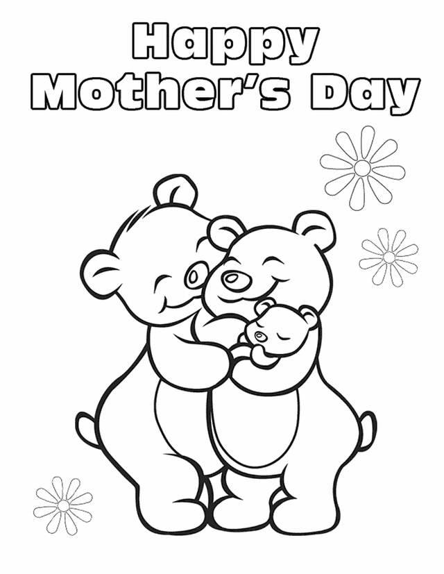 Disegno da colorare: Festa della mamma (Festività e occasioni speciali) #129839 - Pagine da Colorare Stampabili Gratuite