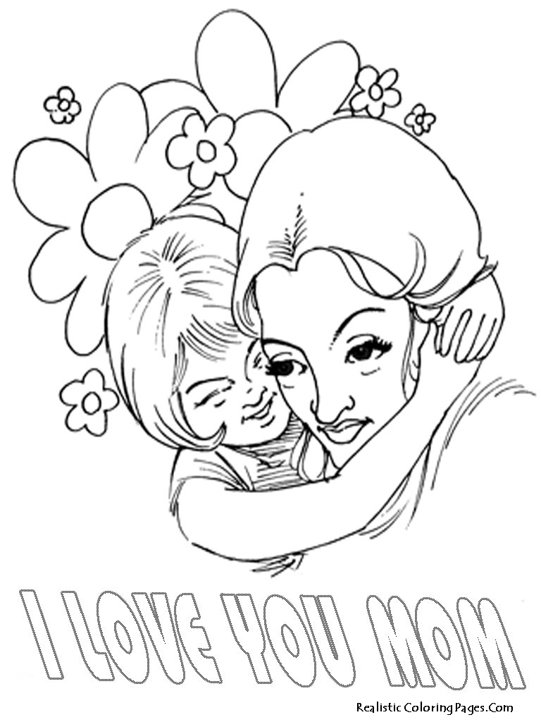 Disegno da colorare: Festa della mamma (Festività e occasioni speciali) #129925 - Pagine da Colorare Stampabili Gratuite