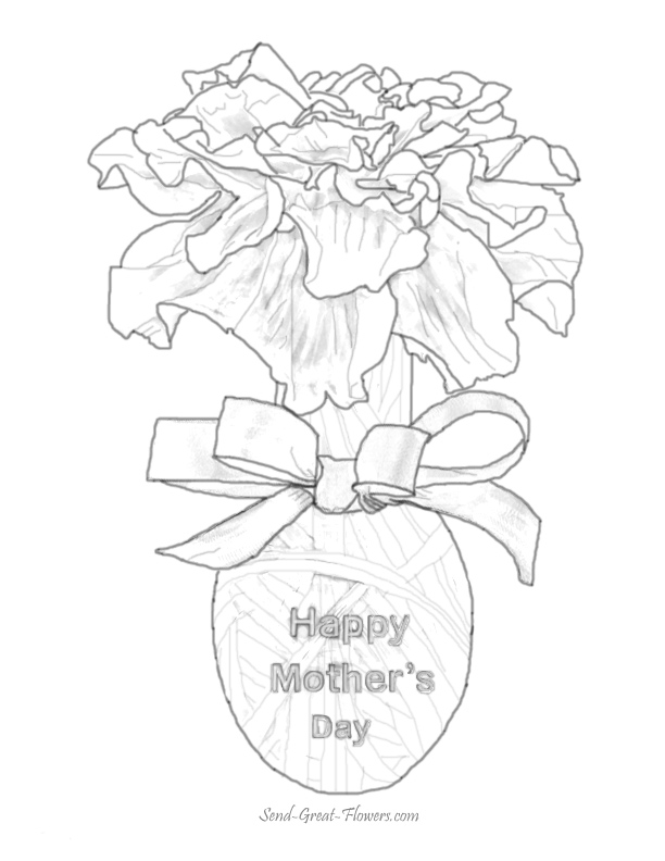 Disegno da colorare: Festa della mamma (Festività e occasioni speciali) #129966 - Pagine da Colorare Stampabili Gratuite