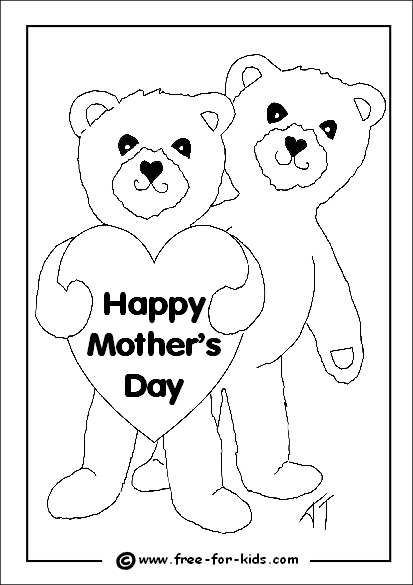 Disegno da colorare: Festa della mamma (Festività e occasioni speciali) #130000 - Pagine da Colorare Stampabili Gratuite