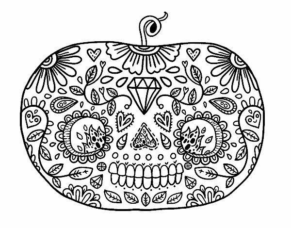 Disegno da colorare: Giorno della morte (Festività e occasioni speciali) #60118 - Pagine da Colorare Stampabili Gratuite