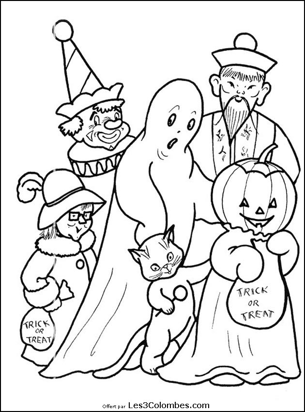 Disegno da colorare: Halloween (Festività e occasioni speciali) #55160 - Pagine da Colorare Stampabili Gratuite