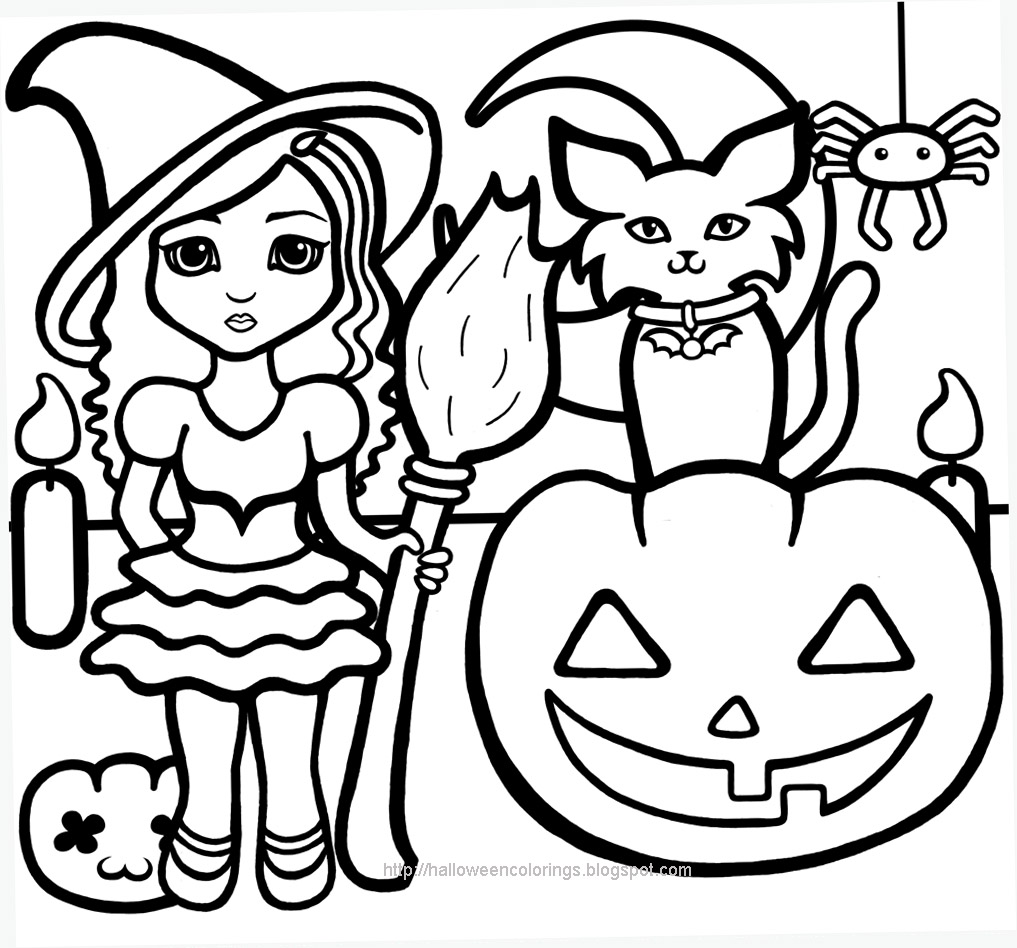Disegno da colorare: Halloween (Festività e occasioni speciali) #55195 - Pagine da Colorare Stampabili Gratuite