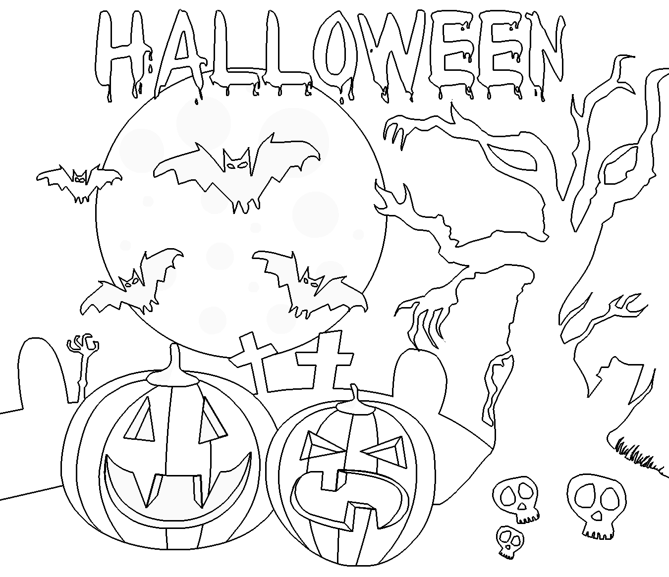 Disegno da colorare: Halloween (Festività e occasioni speciali) #55371 - Pagine da Colorare Stampabili Gratuite