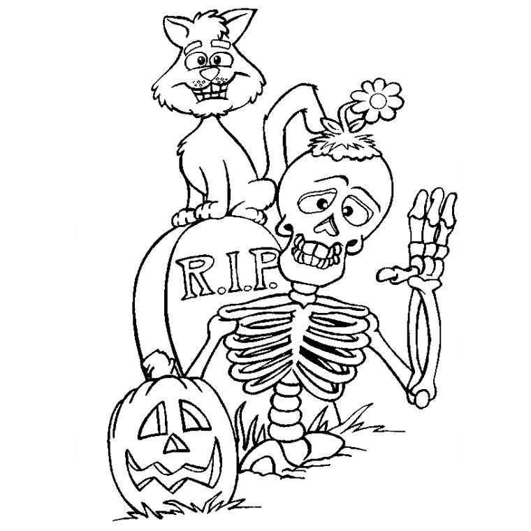 Disegno da colorare: Halloween (Festività e occasioni speciali) #55391 - Pagine da Colorare Stampabili Gratuite