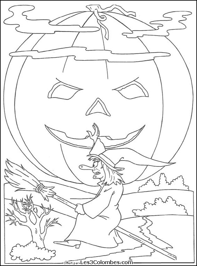 Disegno da colorare: Halloween (Festività e occasioni speciali) #55463 - Pagine da Colorare Stampabili Gratuite