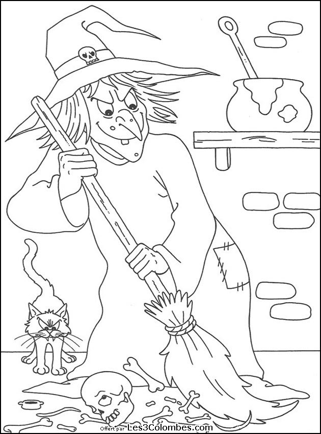 Disegno da colorare: Halloween (Festività e occasioni speciali) #55484 - Pagine da Colorare Stampabili Gratuite