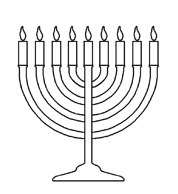Disegno da colorare: Hanukkah (Festività e occasioni speciali) #59609 - Pagine da Colorare Stampabili Gratuite