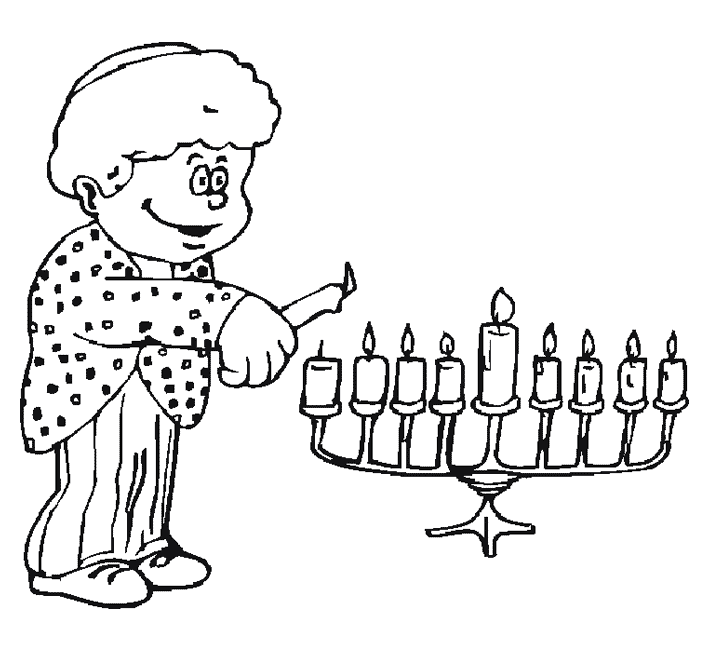 Disegno da colorare: Hanukkah (Festività e occasioni speciali) #59620 - Pagine da Colorare Stampabili Gratuite