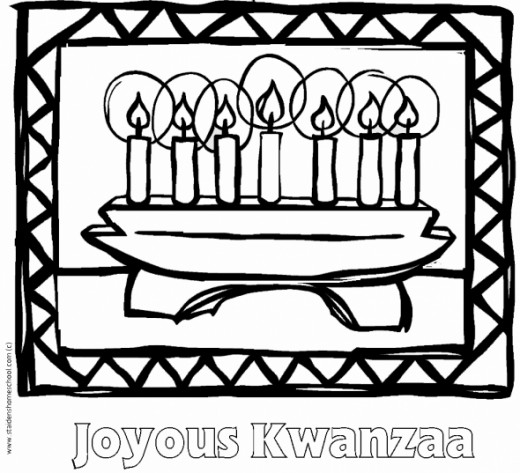 Disegno da colorare: Kwanzaa (Festività e occasioni speciali) #60408 - Pagine da Colorare Stampabili Gratuite