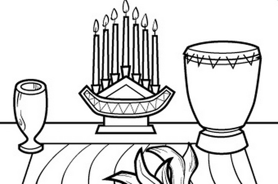 Disegno da colorare: Kwanzaa (Festività e occasioni speciali) #60417 - Pagine da Colorare Stampabili Gratuite
