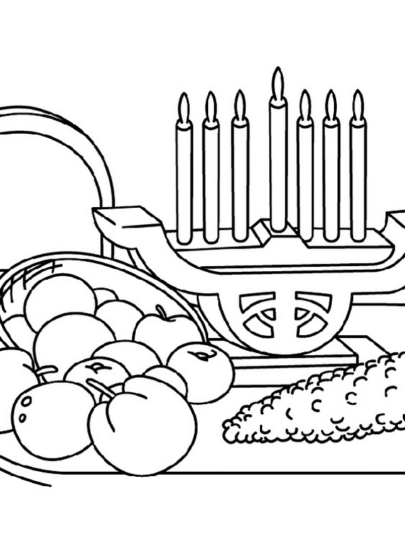 Disegno da colorare: Kwanzaa (Festività e occasioni speciali) #60418 - Pagine da Colorare Stampabili Gratuite
