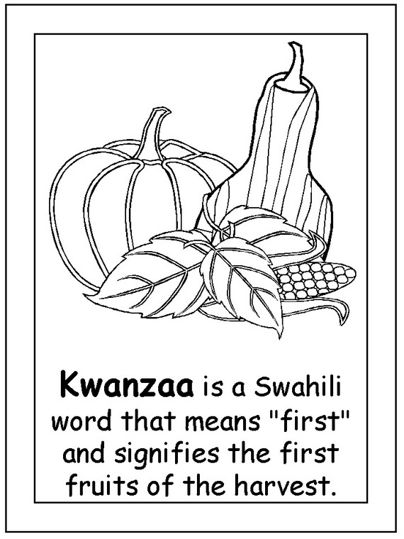 Disegno da colorare: Kwanzaa (Festività e occasioni speciali) #60420 - Pagine da Colorare Stampabili Gratuite