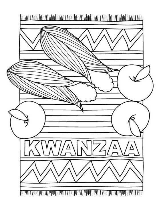 Disegno da colorare: Kwanzaa (Festività e occasioni speciali) #60422 - Pagine da Colorare Stampabili Gratuite